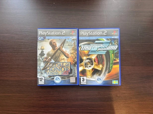 Medal of Honor Rising Sun + Need for Speed Underground 2