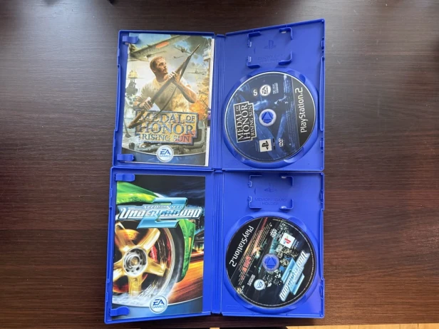 Medal of Honor Rising Sun + Need for Speed Underground 2