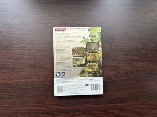 metal gear solid 3 snake eather steelbook